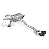 Silencieux d'échappement à haut débit en acier inoxydable avec soupape et embouts latéraux quadruples pour Lexus LX460 LX570 12-20 Kit de modification tout-terrain