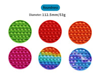 Jouets sensoriels en silicone à bulles pour la décompression, soulagement du stress, anti-anxiété, produits sportifs et de divertissement
