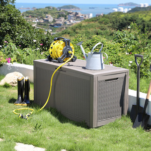 380L/100gal <span class=keywords><strong>grey</strong></span> vườn hộp lưu trữ ngoài trời Gối hộp lưu trữ không thấm nước - Product Image 2