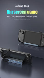 <span class=keywords><strong>Station</strong></span> d'accueil 6 en 1 4k @ 60hz 100m ethernet usb c hub avec support pour Steam deck <span class=keywords><strong>doc</strong></span> - Product Image 4