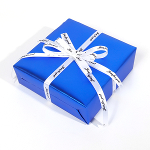 Emballage cadeau en papier personnalisé 80g 43*1000cm en gros d'usine emballage de rouleau de luxe de Noël d'anniversaire pour le papier d'emballage - Product Image 1