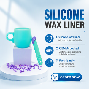 Non Stick Microwavable Silicone Wax Melting Cup for Hair Removal and <b>Candle</b> Craft - Product Image 1