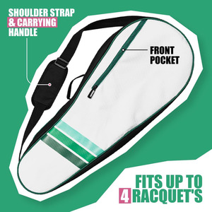 Muestra gratuita de bolsa de bádminton, bolsa de tenis, bolsa deportiva con compartimento independiente para zapatos, separación de seco y húmedo, mochila de entrenamiento al aire libre - Product Image 3