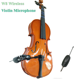 Microphone sans fil pour violon, ensemble <span class=keywords><strong>de</strong></span> microphones pour violon et <span class=keywords><strong>saxophone</strong></span> pour performance scénique, avec emballage en boîte colorée, microphone UHF - Product Image 1