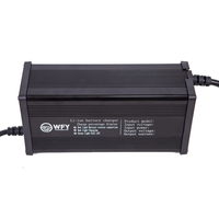 Chargeur de batterie pour moto électrique, tricycle, scooter, 5A 72V, triphasé, plomb-acide, LiFePO4, Li-ion, éclairage LED, boîtier en aluminium