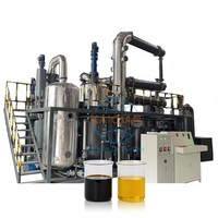 Sistema de Conversión de Aceite de Motor Usado de 8 Toneladas/Día, Planta de Destilación de Aceite Lubricante Residual a Diésel