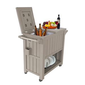 กลิ้งไวน์เครื่องดื่มน้ำแข็งเย็นตารางที่ให้บริการรถเข็นบริการอาหารรถเข็น - Product Image 1