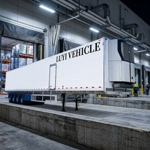 Semi-remorque frigorifique à 4 essieux équipée d'une unité de réfrigération indépendante capable de maintenir une température constante - Product Image 1