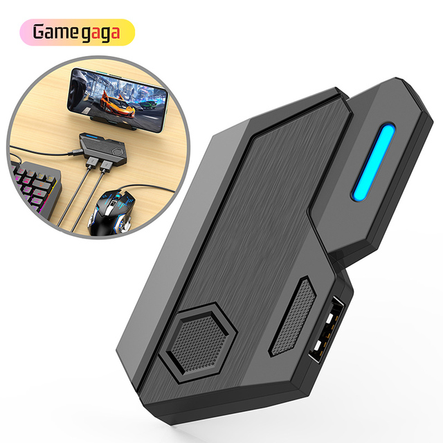 Yo 4-in-1 SE Elite Converter Combo Pack Mouse Keyboard Joystick with Type-C for IOS & Android Mobile Gaming