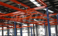 Système de grue flexible robuste KBK 1T 2T 3T, grue modulaire légère à pont avec palan électrique et chariot motorisé CE