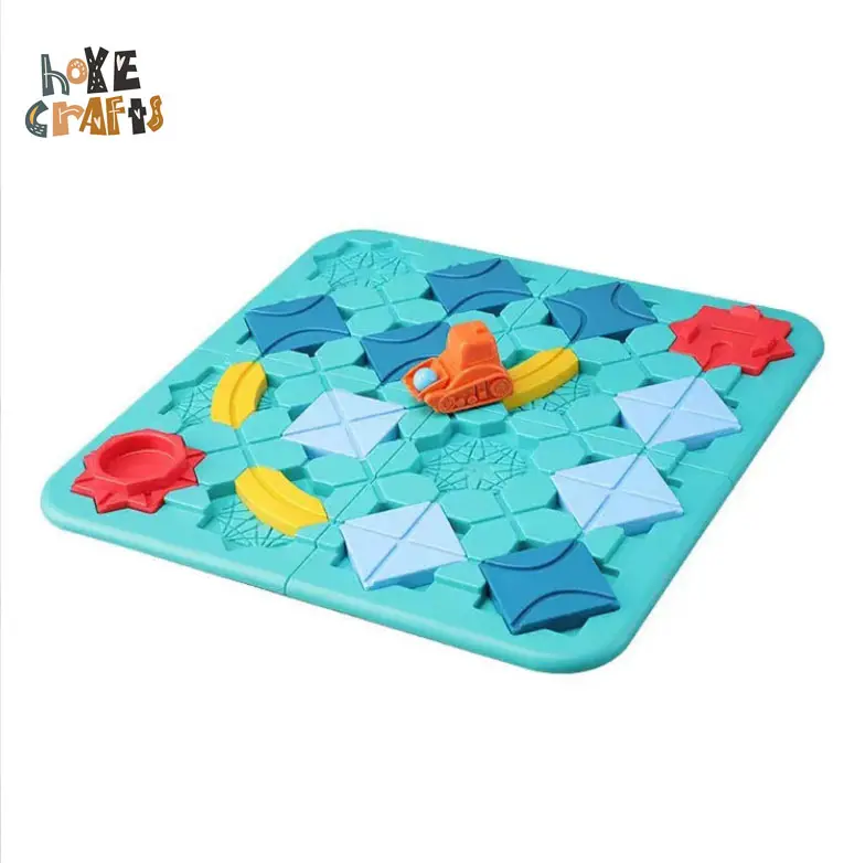 Road Blocks Construction Maze Play Fun Board Game Educational Brain Teaser Puzzle Toys
