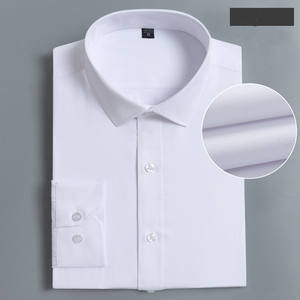 Chemises habillées professionnelles pour hommes à manches longues, 100% coton, anti-froissement, respirantes, formelles - Product Image 2