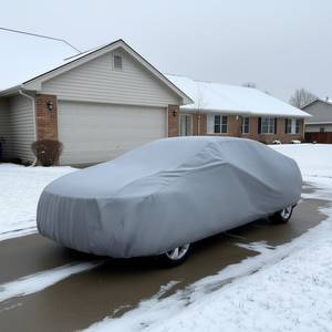 Funda para coche Badger para sedanes de 200'', gris, impermeable, transpirable, con protección UV, para uso en interiores y exteriores - Product Image 2