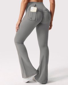 Nhà Máy Bán Buôn Yoga Thoáng Khí Quần Với Sexy Chuông Đáy Nhanh Chóng Làm Khô Yoga Xà Cạp Với Mông Nâng Hiệu Quả Mô Hình Rắn - Product Image 4