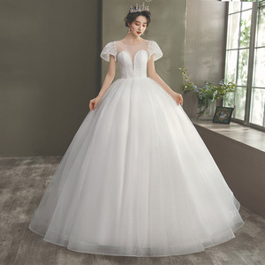 Speed sell through the new wedding garza Bud silk of tall waist harness abito in chiffon abito da sposa taglio pesce - Product Image 4