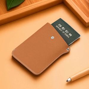 Pu Leather <b>Holder</b> Hand-Carrying Document Passport <b>Wallet</b> Gift for Travel - Product Image 4