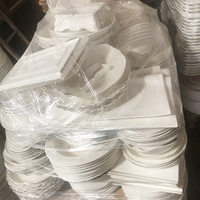 Plats en Céramique Blanche à Prix Fou, Modèle Tailles Variées, Vente Chaude sur le Marché, Vaisselle Céramique Vendue à la Tonne