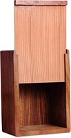 Urne funéraire en bois EARTHLY HOME pour cendres humaines ou d'animaux de compagnie, design coulissant poli, capacité de 33,75 pouces cubes, taille extra petite, fabriquée en Chine