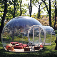Maison gonflable de bulle de PVC de tentes gonflables transparentes Offre Spéciale de bulle pour le terrain de jeu extérieur
