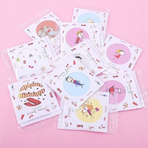 Happy Smile Mini Round <b>Makeup</b> <b>Mirror</b> Portable Cute Cartoon Design For Students And Girls - Product Image 4