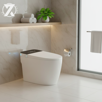 Toilette intelligente en céramique, articles sanitaires, usage commercial et résidentiel, service OEM ODM, commande à distance, couvercle à fermeture douce