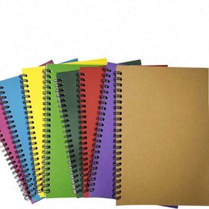 Carnets spirales écologiques Paper Junkie 6"x8" lignés, imprimés en sérigraphie pour l'écriture, les travaux scolaires ou les cadeaux promotionnels - Product Image 4