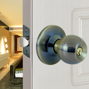 Serratura Cilindrica Cilindrica in acciaio inossidabile con pomello tondo cerchiarezza Cilindrica de <span class=keywords><strong>pomo</strong></span> 587ABET, serratura per porta di entrata OEM Ecuador Hyland - Product Image 3