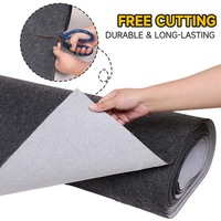 Tapis antidérapant en feutre TPR à grille, réducteur de bruit, facile à nettoyer, lavable en machine, pour la sécurité des sols familiaux - Vente en gros