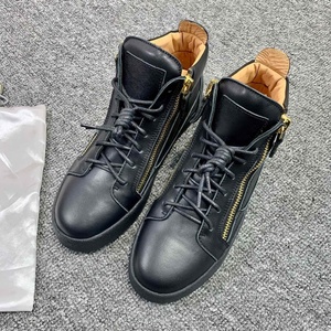 Zapatos informales <span class=keywords><strong>de</strong></span> alta calidad para hombre y mujer, zapatillas altas <span class=keywords><strong>de</strong></span> cuero auténtico, tenis Unisex GZ 35-48, zapatos deportivos <span class=keywords><strong>de</strong></span> marca <span class=keywords><strong>de</strong></span> lujo 0081 - Product Image 3