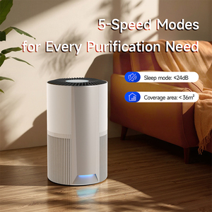 เครื่องฟอก<span class=keywords><strong>อา</strong></span>กาศแบบพกพาสำหรับใช้ในบ้าน พร้อมไส้กรอง HEPA H13 สำหรับทำความสะ<span class=keywords><strong>อา</strong></span>ดฝุ่นละอองใน<span class=keywords><strong>อา</strong></span>กาศภายในห้อง - Product Image 3