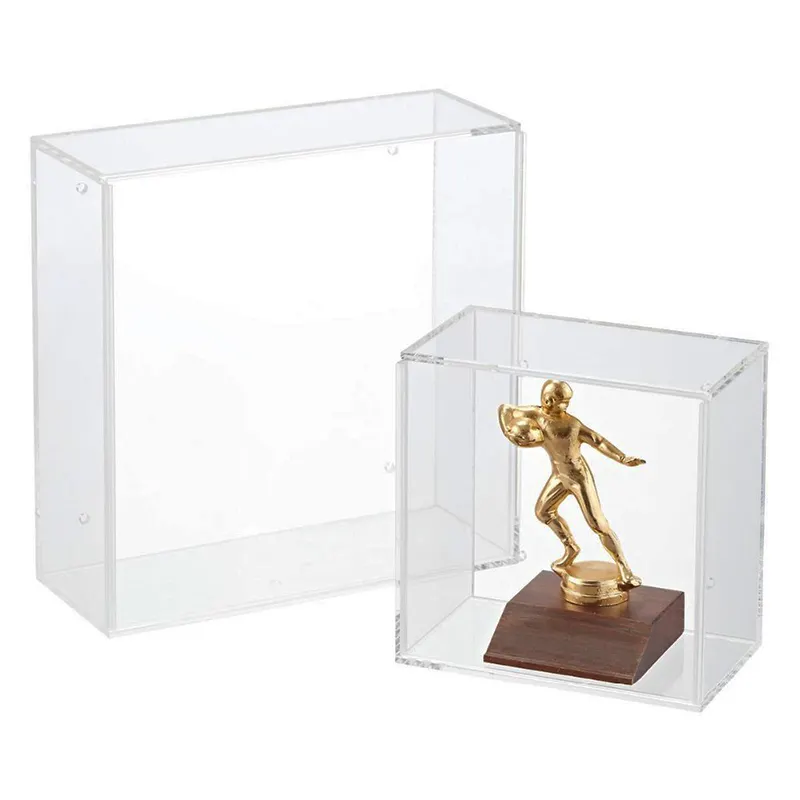 Wall Mounted Clear Acrylic Display Case Antique Display Collectibles Box Art Collection Antiques Display Case Clear Shadow Box