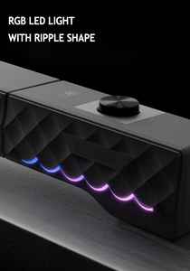 Altavoces de computadora, altavoces RGB de 10 W Para juegos 2.0 USB alimentado por USB Con 6 đèn LED dinamicas - Product Image 5