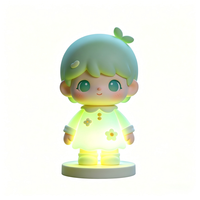 Lampe d'ambiance de chevet Kawaii Sprout Girl en vinyle brillant, figurine de collection pour la décoration de chambre