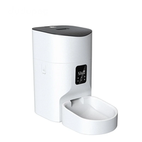 Distributeur automatique intelligent de nourriture pour animaux de compagnie avec contrôle WiFi par application, grande capacité 2180g, distribution de nourriture par portions programmées pour chats et chiens