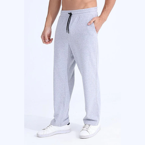 กางเกงวอร์มเอวสูงสำหรับผู้ชายกางเกงวิ่งออกกำลังกายผ้าฟลีซแบบมีเชือกผูก2025ใหม่ล่าสุด - Product Image 1