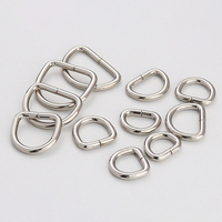 BELOHNUNG 13-32mm Dicke Legierung D-Form Anschluss haken Gepäck gürtel Tasche Gurt Zubehör D Rings chnalle für Hunde halsband