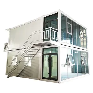 Chất Lượng Cao Có Thể Gập Lại Văn Phòng Modular Chi Phí Thấp Nhà Ở Gấp Đúc Sẵn Nhà Prefab Nhà Container Nhà