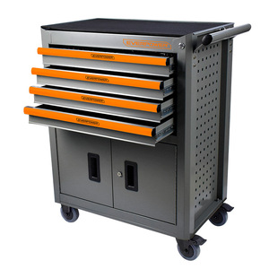 Chariot à outils Avebol à quatre tiroirs avec armoire et roulettes pour la réparation automobile - Product Image 2