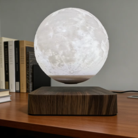 Lampe lune lévitante Maglev, imprimée en 3D, ornement de maison, veilleuse, décoration technologique, cadeau pour la Saint-Valentin chinoise