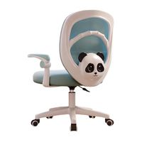 Chaise de bureau ergonomique pivotante pour enfants de 3 à 14 ans, réglable en hauteur, avec logo couleur OEM et dossier en maille, idéale pour l'étude et le bureau