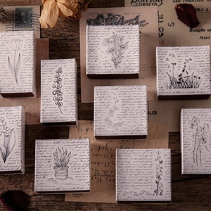 Tùy Chỉnh Cao Su Con Dấu Gỗ Khối Gỗ Con Dấu Cao Su Stamp Bộ Gỗ Cho Crafft - Product Image 6