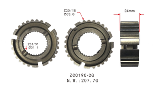 Gran oferta, piezas de caja de cambios de transmisión automática, conjunto de sincronizador OEM 8FW-474-YETBQ para Chevrolet Aveo 1,2/Spark 1,0 - Product Image 5