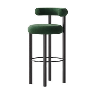 <span class=keywords><strong>Tabouret</strong></span> <span class=keywords><strong>de</strong></span> comptoir rembourré en bouclette grise sur mesure avec pieds en fer <span class=keywords><strong>noir</strong></span> <span class=keywords><strong>mat</strong></span>, chaise <span class=keywords><strong>de</strong></span> <span class=keywords><strong>bar</strong></span> moderne pour îlot <span class=keywords><strong>de</strong></span> cuisine <span class=keywords><strong>de</strong></span> 35,5 pouces, Australie - Product Image 3