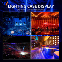 Équipement d'éclairage de scène LED pour studio de danse, ensemble complet de projecteurs PAR multicolores, ensemble de lampes PAR haute puissance DMX512 5 canaux, mariages