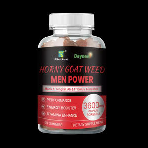 Gomitas de Hierba de Cabra en Celo de Alta Calidad para Hombres, Proporcionan Energía, Suplemento Natural a Base de Hierbas de Grado Alimenticio - Product Image 1