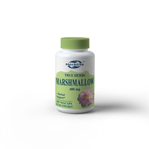 OEM/ODM Hot Selling <b>Marshmallow</b> Root Capsules 480 mg - Herbal Support <b>Marshmallow</b> Root - High in Mucilage Soluble Fiber, Vegan - Product Image 1