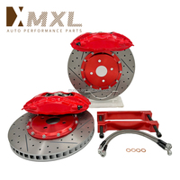 Rem otomatis MXLF50 4 Pot aluminium kaliper rem 355 380MM Rotor untuk VW Tiguan CC RAV4 Ford Mustang Mazda 6 Patrol XC90