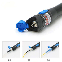 Localizador Láser de Fibra Óptica de 10mW 20mW 30mW para Pruebas de Cable FTTH, Alcance de 30km, Lápiz VFL para Inspección de Fibra