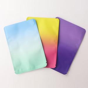 Coloré Mylar Feuille D'aluminium Ziplock Sac Étanche À L'air PVC PET PE Sacs En Plastique pour Emballage et Bijoux Découpé Poignée D'étanchéité - Product Image 4