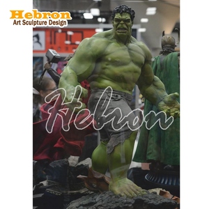Statua di <span class=keywords><strong>Hulk</strong></span> a Grandezza Naturale in Vetroresina, Figura Realistica di Supereroe Muscoloso, <span class=keywords><strong>Action</strong></span> Figure del Film <span class=keywords><strong>Hulk</strong></span> - Product Image 2